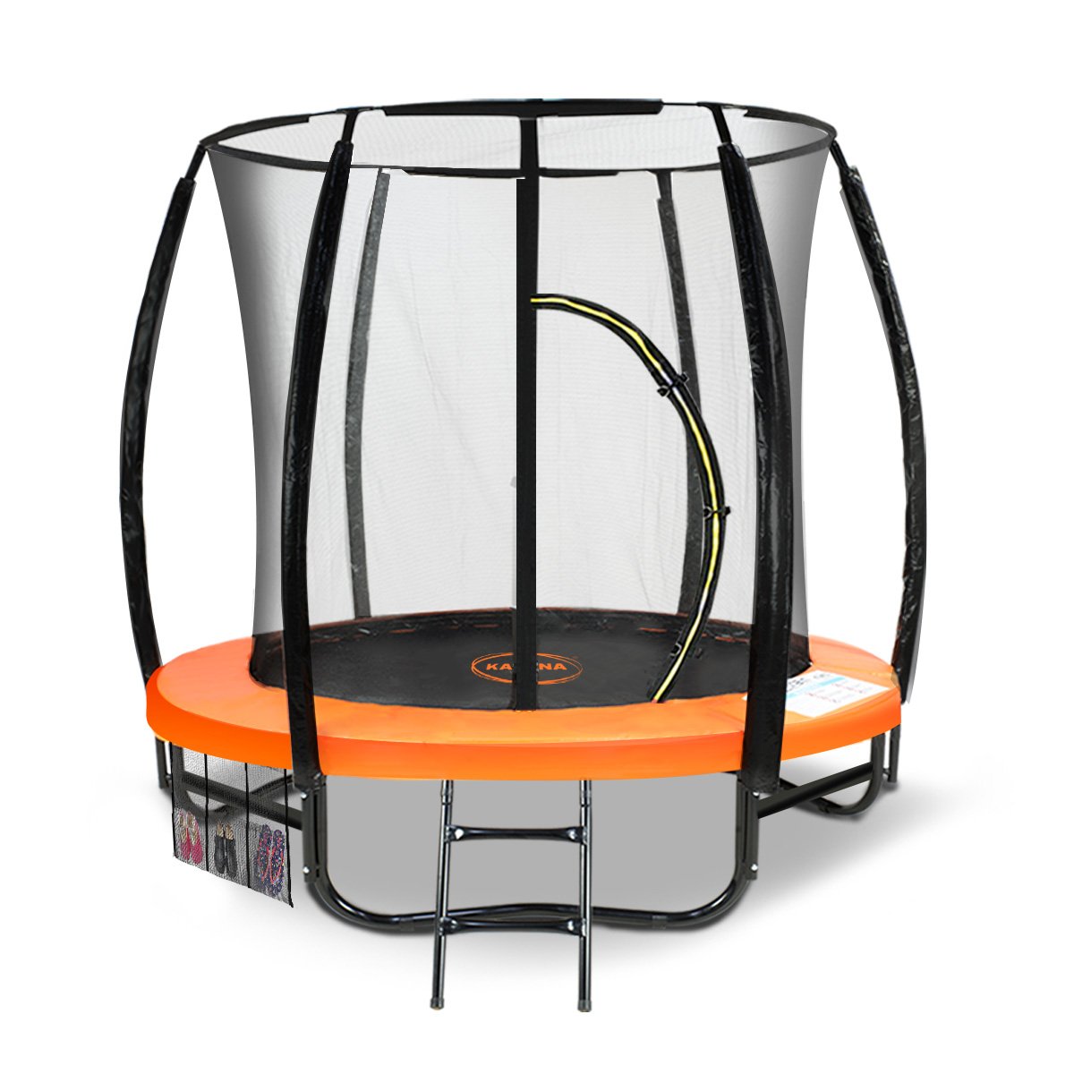 Kahuna 6ft Outdoor Round Trampoline with Safety Net, UV-Stabilised Padding - SuperSaverAU - view 1