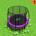 Kahuna 6ft Trampoline with Safety Net, UV-Stabilised Padding, Heavy-Duty Steel Frame - SuperSaverAU - view 2