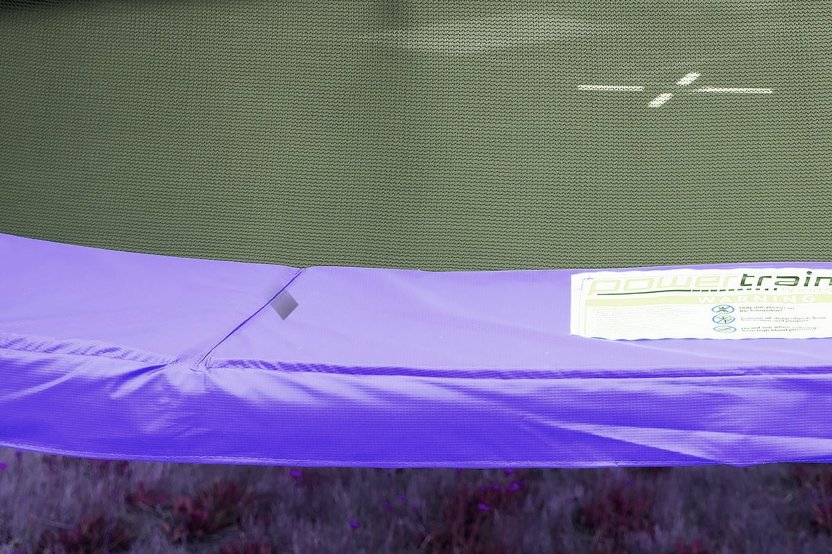 Kahuna 6ft Trampoline with Net, Ladder, Basketball Set & Safety Pad - Purple - SuperSaverAU - view 3