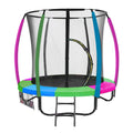 Kahuna 6ft Trampoline with Safety Net, UV-Stabilised Padding, Ladder & Shoe Tidy - SuperSaverAU - view 1