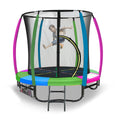 Kahuna 6ft Trampoline with Safety Net, UV-Stabilised Padding, Ladder & Shoe Tidy - SuperSaverAU - view 2