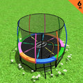 Kahuna 6ft Trampoline with Safety Net, UV-Stabilised Padding, Ladder & Shoe Tidy - SuperSaverAU - view 3