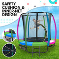 Kahuna 6ft Trampoline with Safety Net, UV-Stabilised Padding, Ladder & Shoe Tidy - SuperSaverAU - view 5