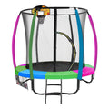 Kahuna 6ft Trampoline with Safety Net, Ladder, Basketball Set & UV Padding - SuperSaverAU - view 1