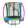 Kahuna 6ft Trampoline with Safety Net, Ladder, Basketball Set & UV Padding - SuperSaverAU - view 4