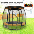 Kahuna Twister Trampoline Roof Shade Cover with 90% UV Block - 8ft