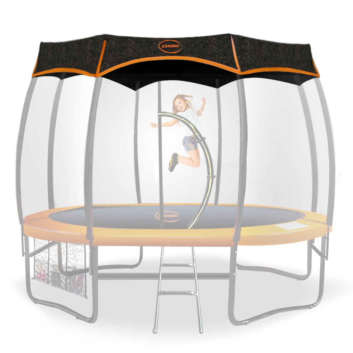 Kahuna Twister Trampoline Roof Shade Cover with 90% UV Block - 10ft