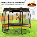 Kahuna Twister Trampoline Roof Shade Cover with 90% UV Block - 10ft