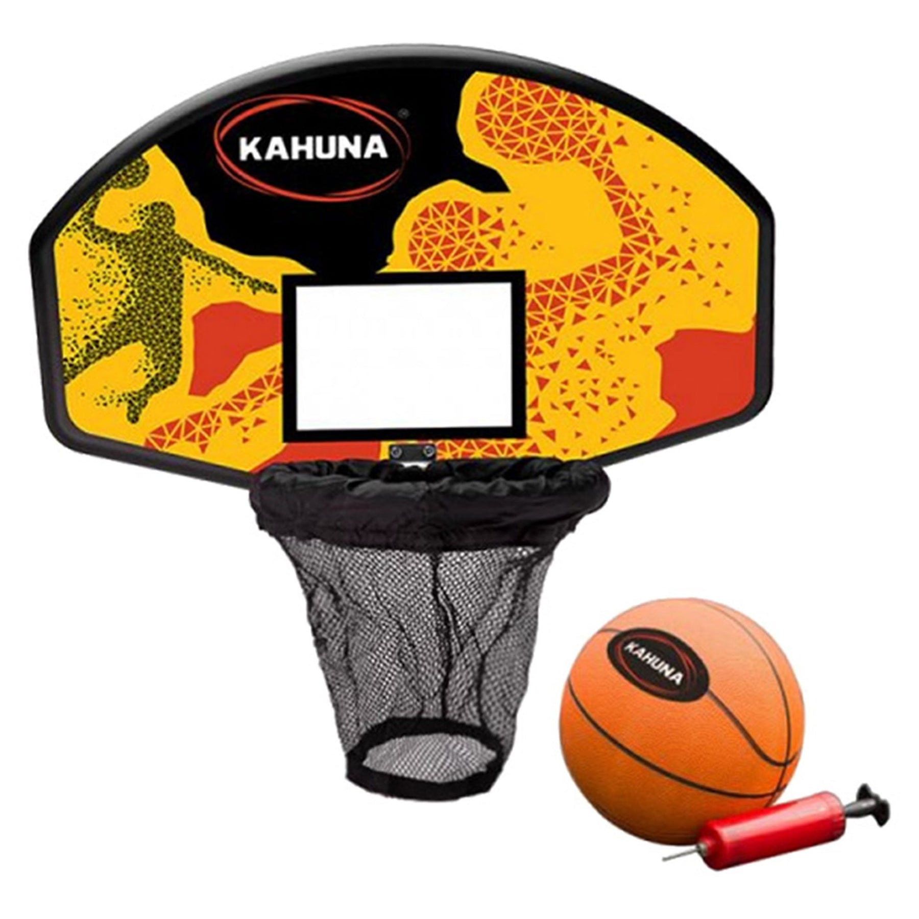 Kahuna Trampoline Basketball Ring Set with Mini Ball and Pump - SuperSaverAU - view 1