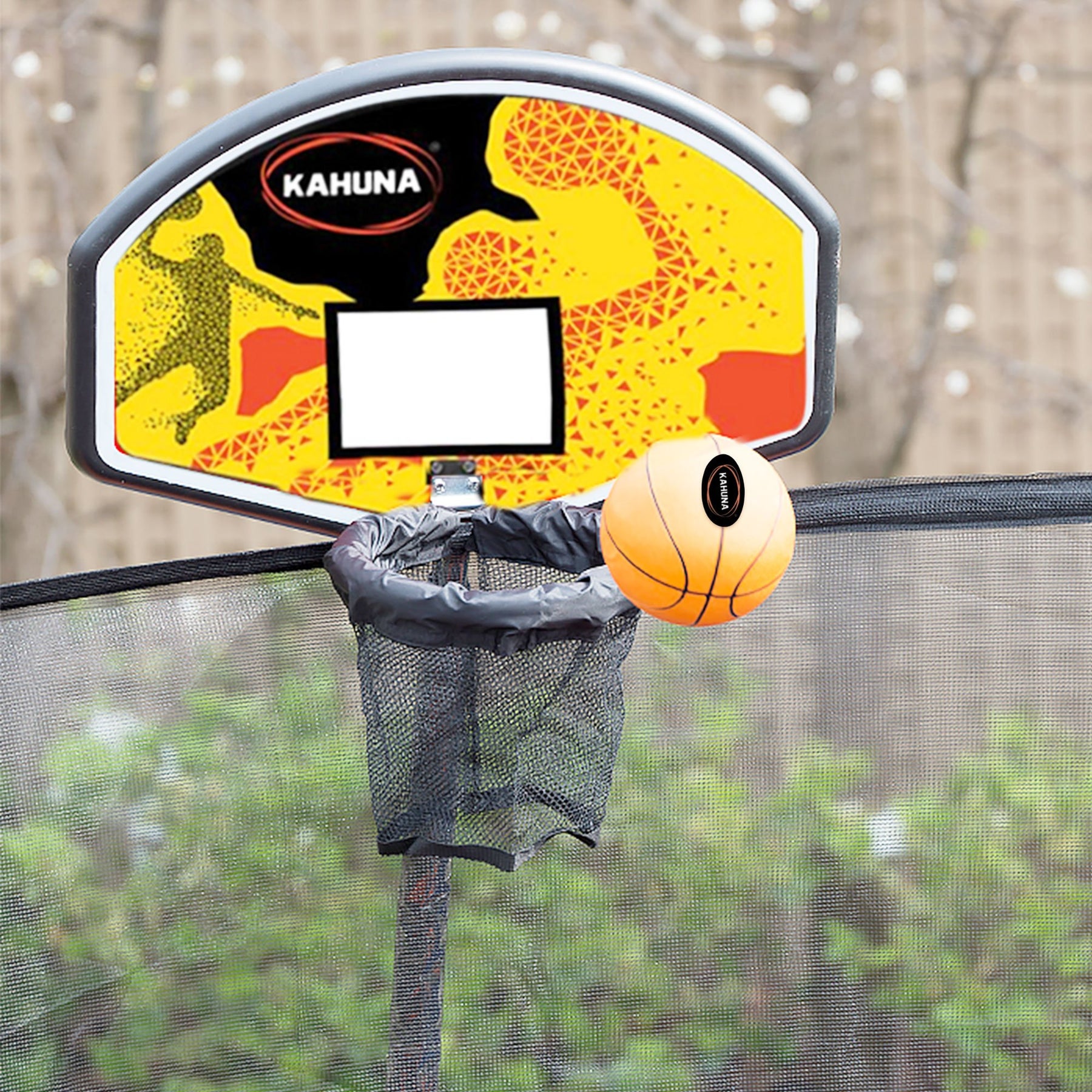 Kahuna Trampoline Basketball Ring Set with Mini Ball and Pump - SuperSaverAU - view 6