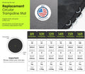 Kahuna Springless Trampoline Replacement Mat Round 12ft - SuperSaverAU - view 3