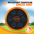 Kahuna 8ft Replacement Trampoline Jumping Mat - Emoji - SuperSaverAU - view 1