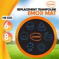 Kahuna 8ft Replacement Trampoline Jumping Mat - Emoji - SuperSaverAU - view 3