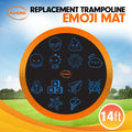 Kahuna 14ft Replacement Trampoline Jumping Mat - Emoji - SuperSaverAU - view 3