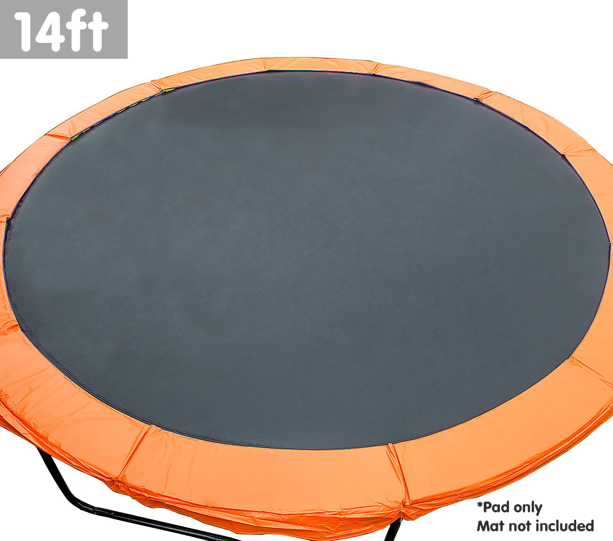 Kahuna 14ft Trampoline Replacement Pad Round - Orange - SuperSaverAU - view 2