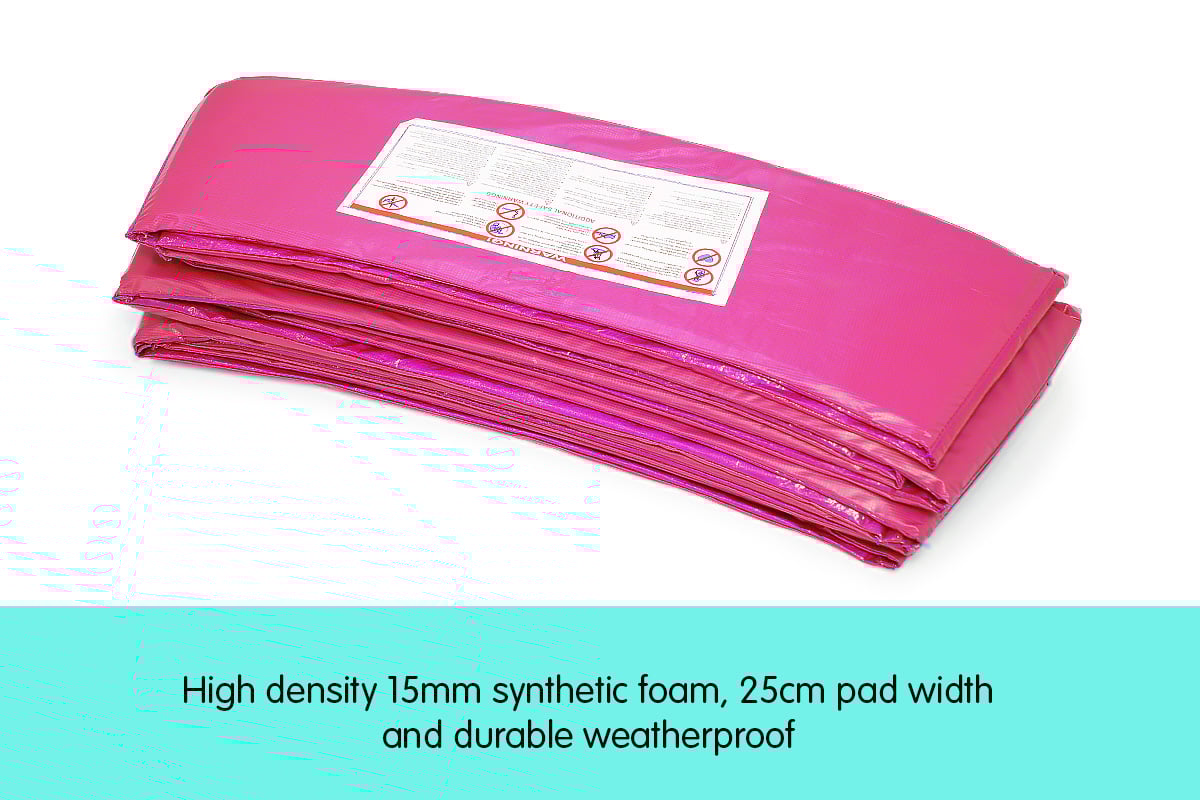 Kahuna 14ft Trampoline Replacement Pad Round - Pink