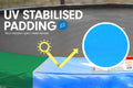 Kahuna 6ft Trampoline Replacement Pad Round - Rainbow - SuperSaverAU - view 3
