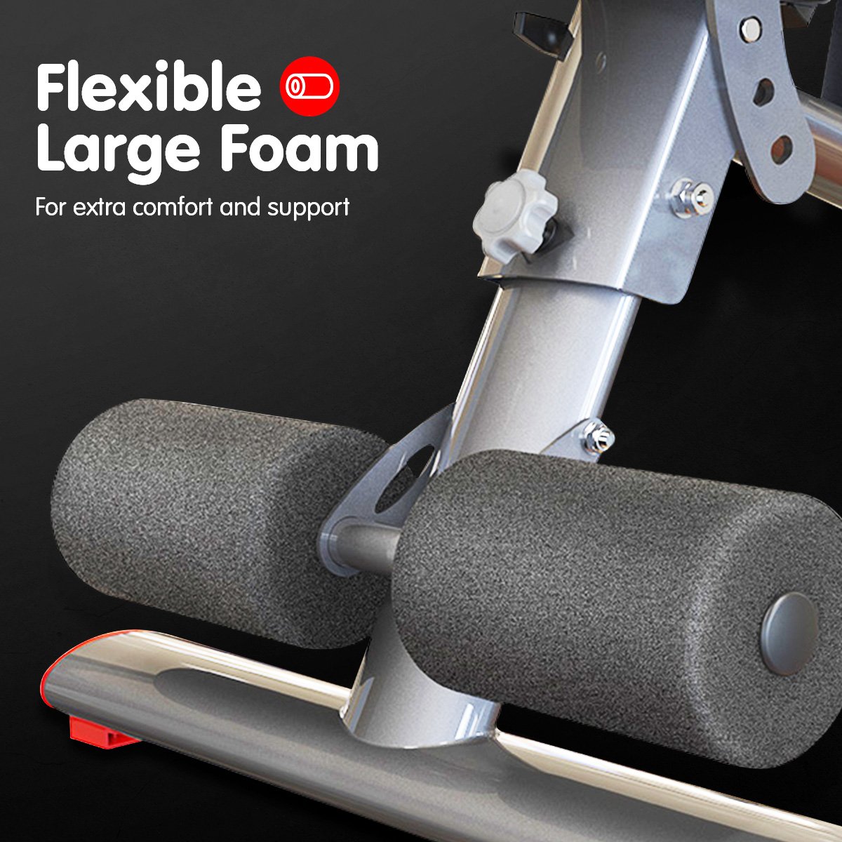 Powertrain Home Gym Bench Adjustable Flat Incline Decline FID 250KG Load - SuperSaverAU - view 5