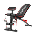 Powertrain Adjustable FID Home Gym Bench with Preacher Curl Pad - 150kg Load - SuperSaverAU - view 1