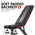 Powertrain Adjustable Incline Decline Exercise Bench Resistance Bands - SuperSaverAU - view 4