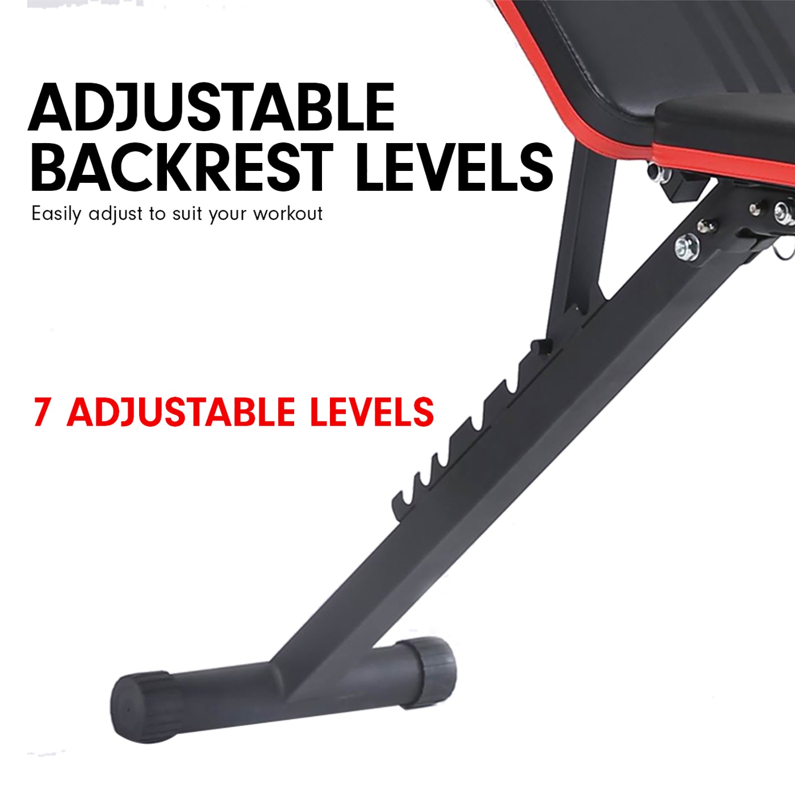 Powertrain Adjustable Incline Decline Exercise Bench Resistance Bands - SuperSaverAU - view 7