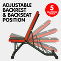 Powertrain Adjustable Incline Decline Home Gym Bench - SuperSaverAU - view 5