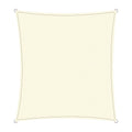 Wallaroo Waterproof Shade Sail 3x3M - UV-Stabilised, Easy Installation, Cream - SuperSaverAU - view 1