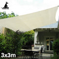 Wallaroo Waterproof Shade Sail 3x3M - UV-Stabilised, Easy Installation, Cream - SuperSaverAU - view 3