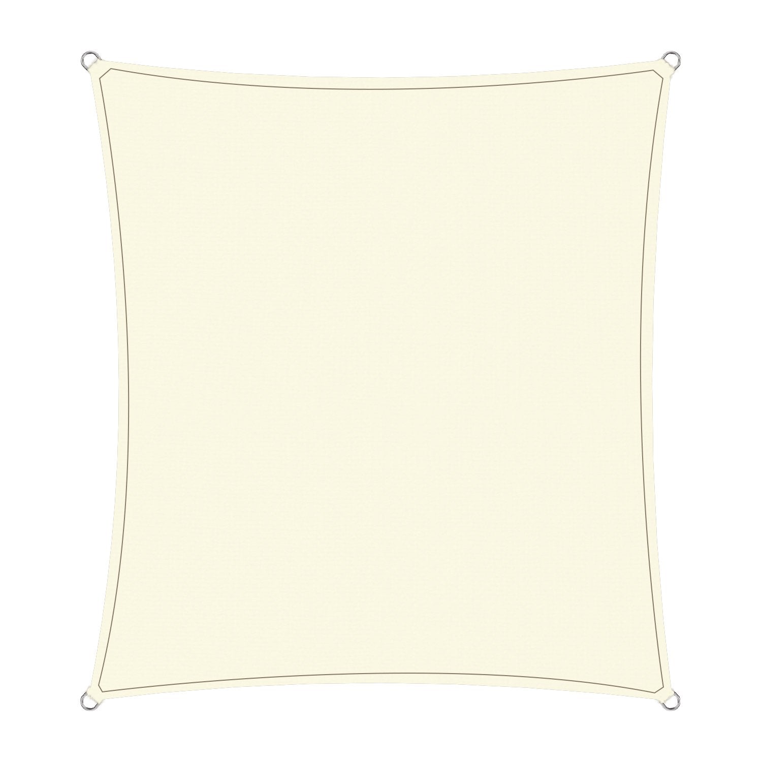 Wallaroo Waterproof Shade Sail 4m x 6m, 160gsm Polyester, 95% UV Blockout - SuperSaverAU - view 1