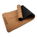 Powertrain Cork Yoga Mat with Carry Straps Home Gym Pilates - Body Line - SuperSaverAU - view 1