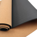 Powertrain Cork Yoga Mat with Carry Straps Home Gym Pilates - Plain - SuperSaverAU - view 2