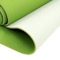 Powertrain TPE Yoga Mat 183cm x 61cm - 8mm Thick, Non-Slip, Green - SuperSaverAU - view 3