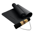 Powertrain Eco-friendly Dual Layer 6mm Yoga Mat | Midnight | Non-slip Surface And Carry Strap For Ultimate Comfort And Portability - SuperSaverAU - view 1