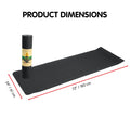 Powertrain Eco-friendly Dual Layer 6mm Yoga Mat | Midnight | Non-slip Surface And Carry Strap For Ultimate Comfort And Portability - SuperSaverAU - view 4