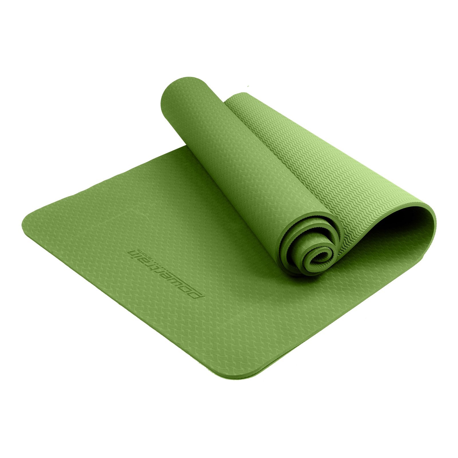 Powertrain Yoga Mat 183cm x 61cm | Eco-friendly TPE, Non-slip, Carry Strap - SuperSaverAU - view 3