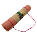 Powertrain Dual Layer TPE Yoga Mat with Carry Strap - Pink, 6mm