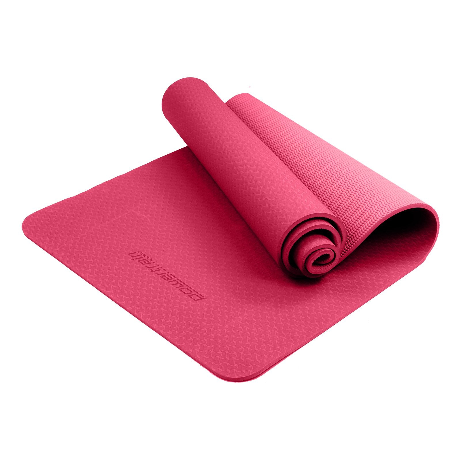 Powertrain Yoga Mat 183cm x 61cm | Eco-friendly TPE, Non-slip, Carry Strap - SuperSaverAU - view 3