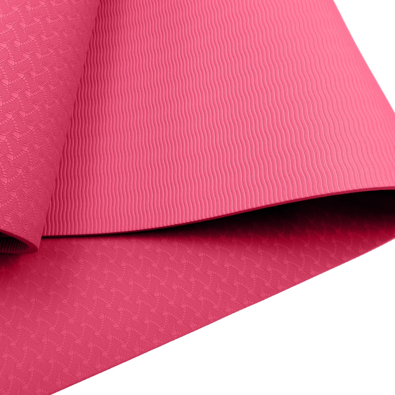 Powertrain Yoga Mat 183cm x 61cm | Eco-friendly TPE, Non-slip, Carry Strap - SuperSaverAU - view 4
