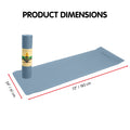 Powertrain Eco-friendly Dual Layer Yoga Mat - Sky Blue, 6mm Thickness - SuperSaverAU - view 3