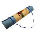 Powertrain Eco-friendly Dual Layer Yoga Mat - Sky Blue, 6mm Thickness - SuperSaverAU - view 5