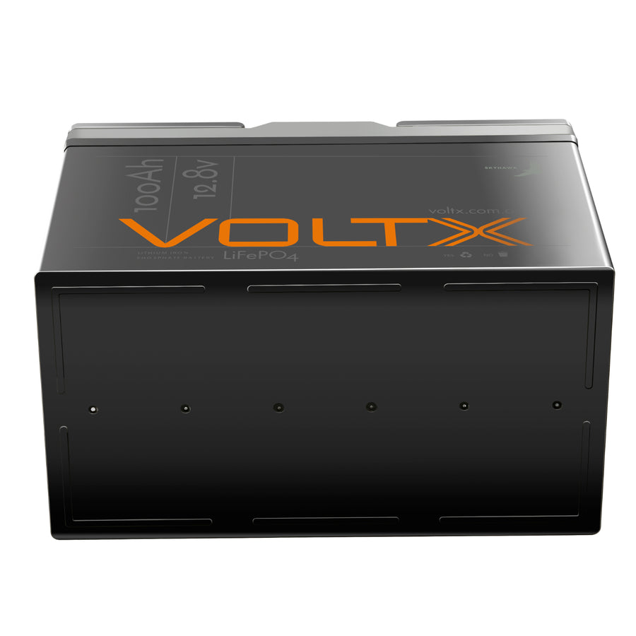 VoltX 12V 100Ah Lithium Battery LiFePO4 - 4000 Cycles, BMS, Durable Casing - SuperSaverAU - view 1