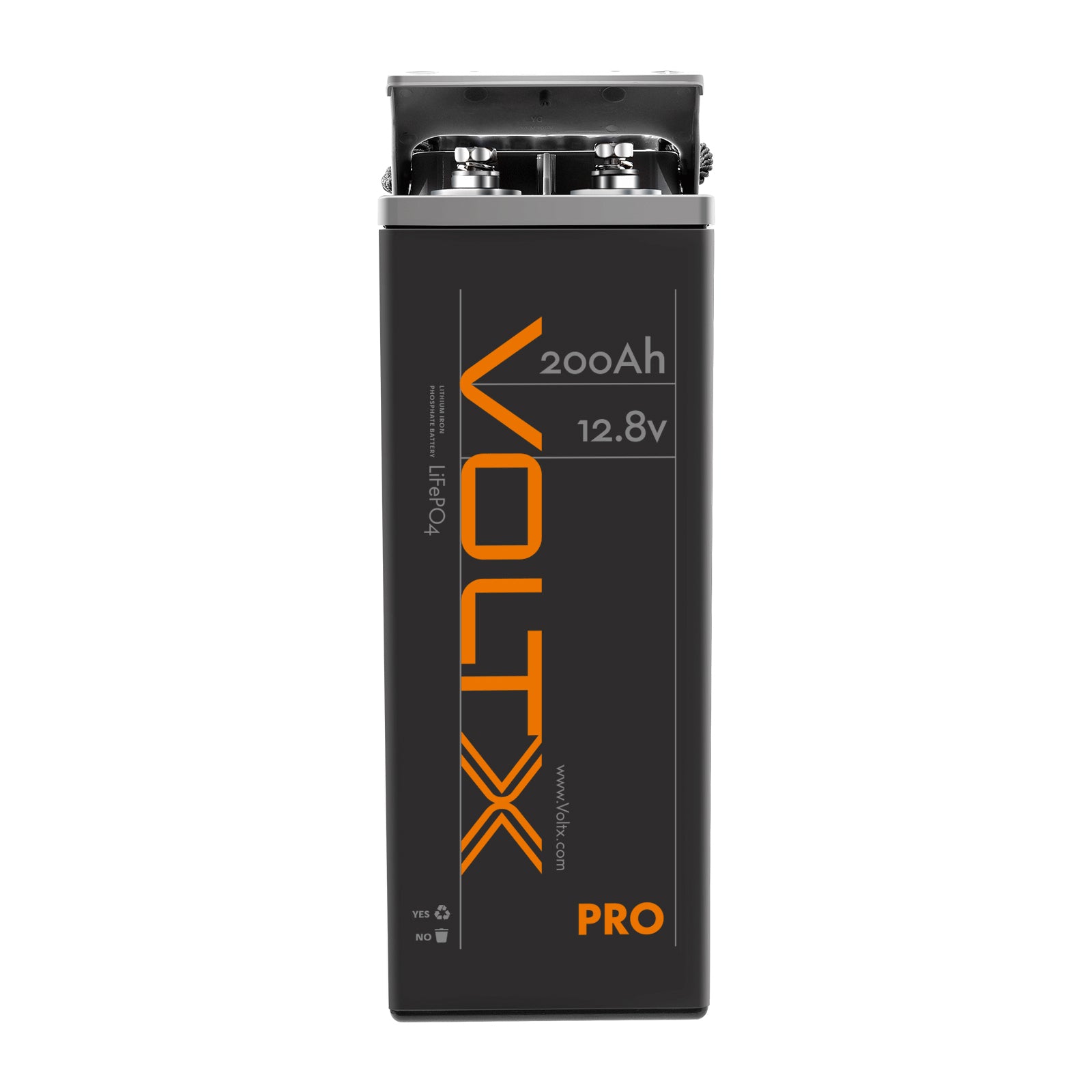 VoltX 12V 200Ah Slim Lithium Battery LiFePO4 - Fast Charging, IP65, 4000 Cycles - SuperSaverAU - view 1