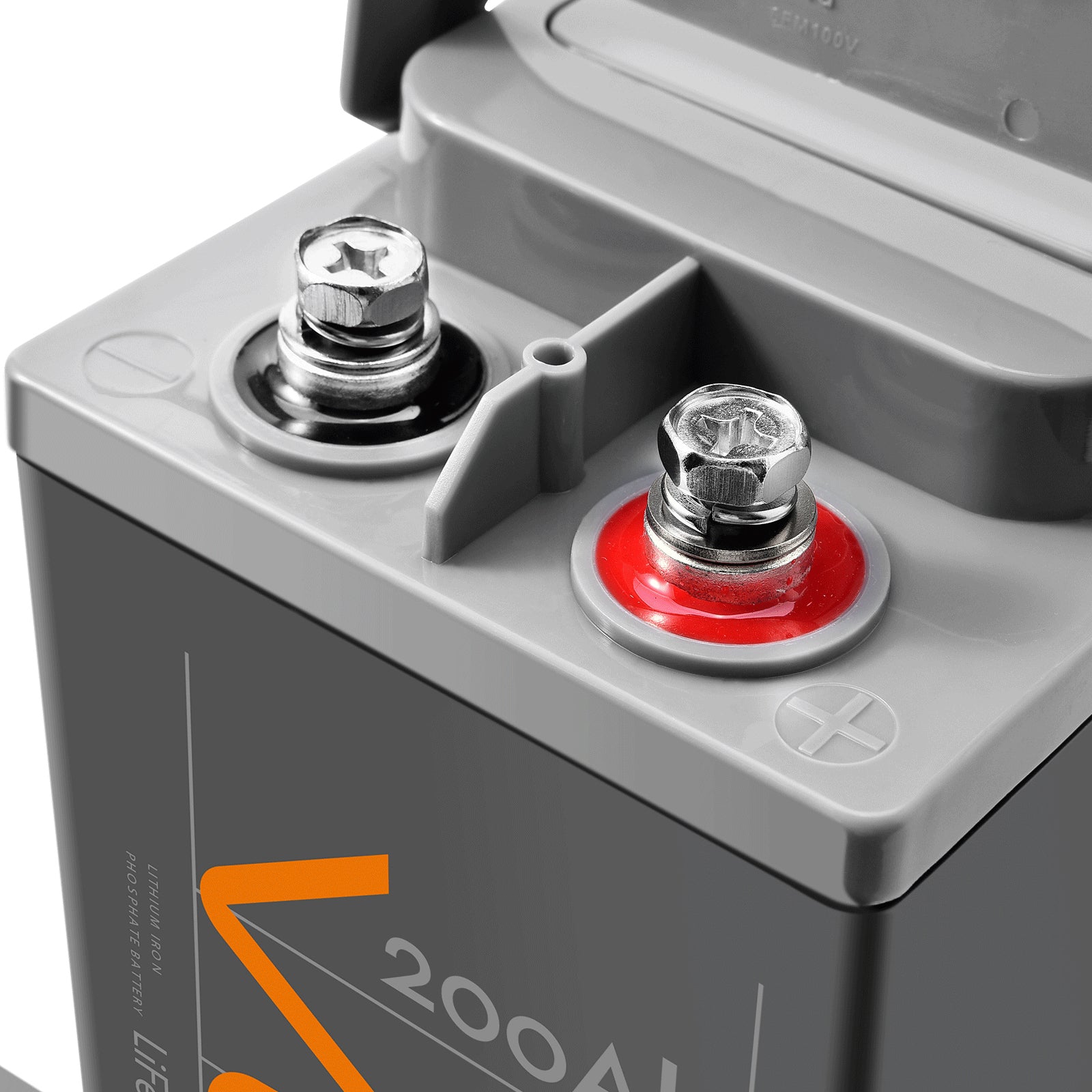 VoltX 12V 200Ah Slim Lithium Battery LiFePO4 - Fast Charging, IP65, 4000 Cycles - SuperSaverAU - view 3