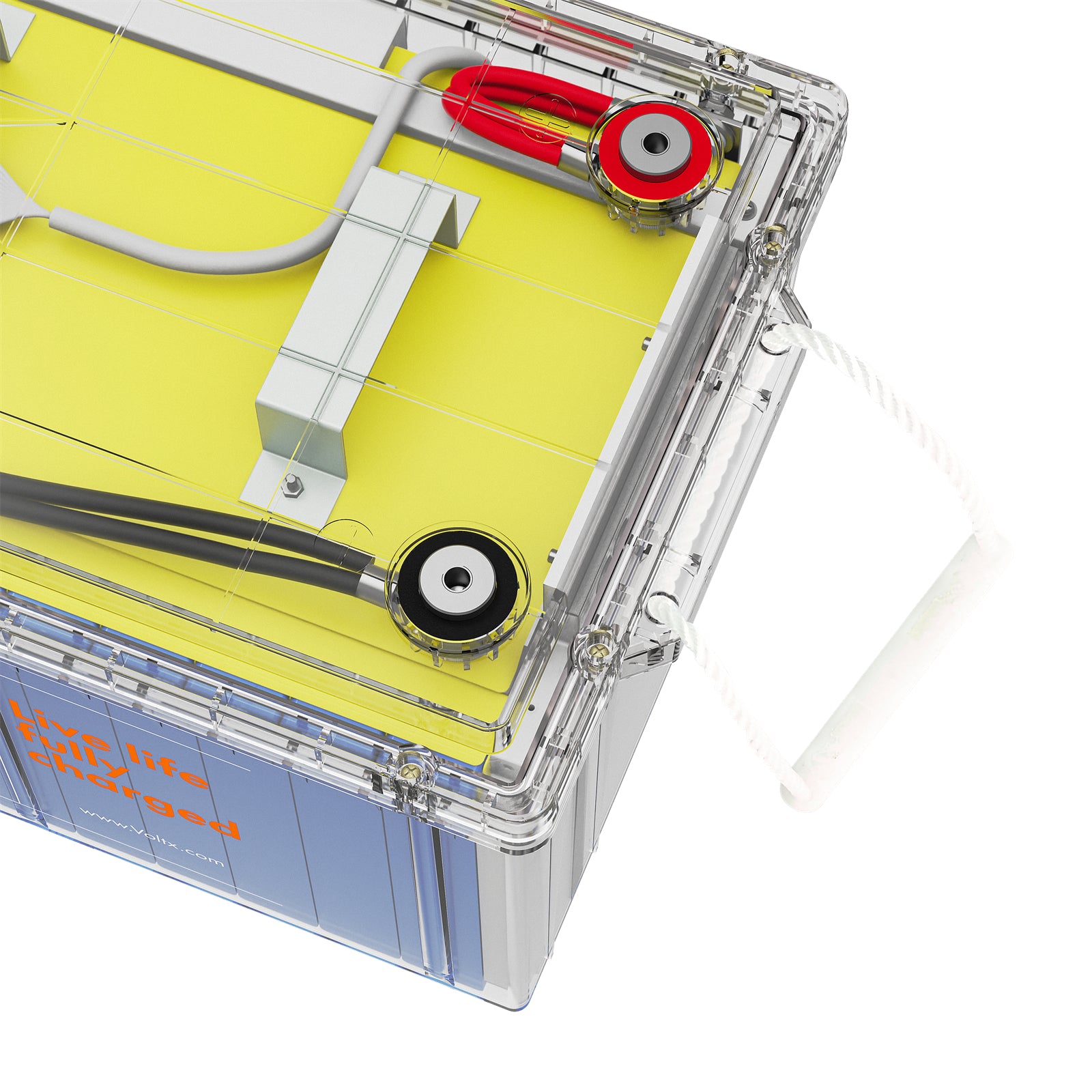 VoltX 48V 100Ah Premium LiFePO4 Battery with BMS, Clear-Case Design, 4000 Cycles - SuperSaverAU - view 7