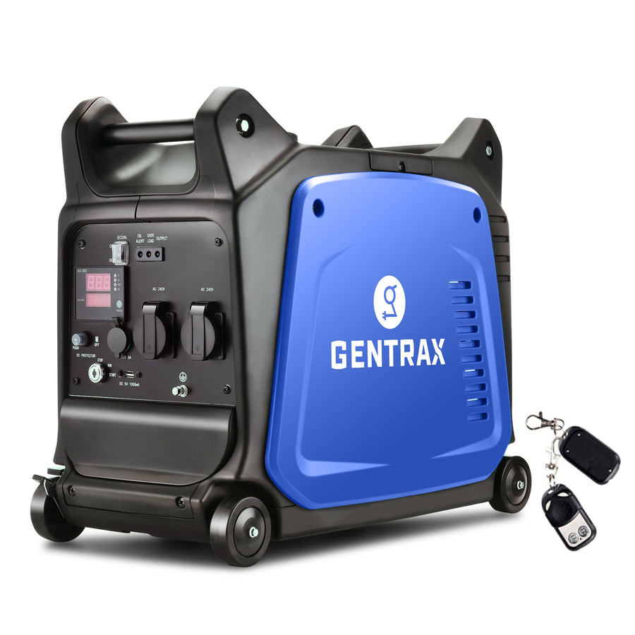 Gentrax 3.5kW Remote Start Pure Sine Wave Inverter Generator 38kg, 7.5L Fuel Tank - SuperSaverAU - view 1