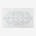 Cotton Medallion Tufted Non Slip Jacquard Bath Mat 80cm x 50cm, 1800 GSM - SuperSaverAU - view 2