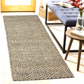 Hand Braided Jute Runner 50 x 120 cm - Green Textured Weave, Eco-Friendly - SuperSaverAU - view 1