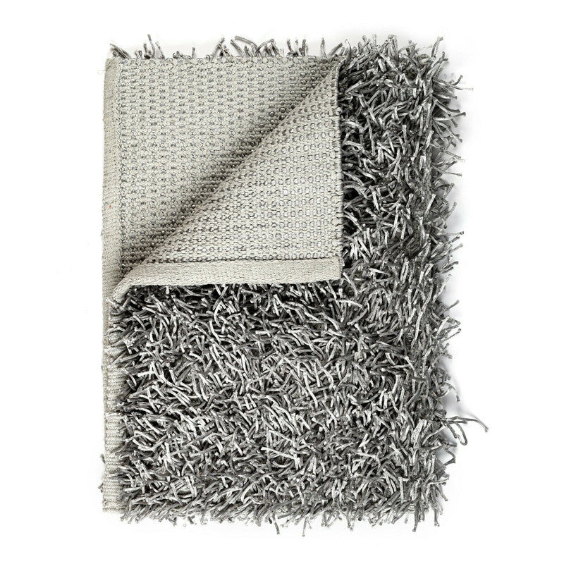 Luxury High Pile Soft Non-Slip Bathmat - 50 x 80 cm Silver - SuperSaverAU - view 2