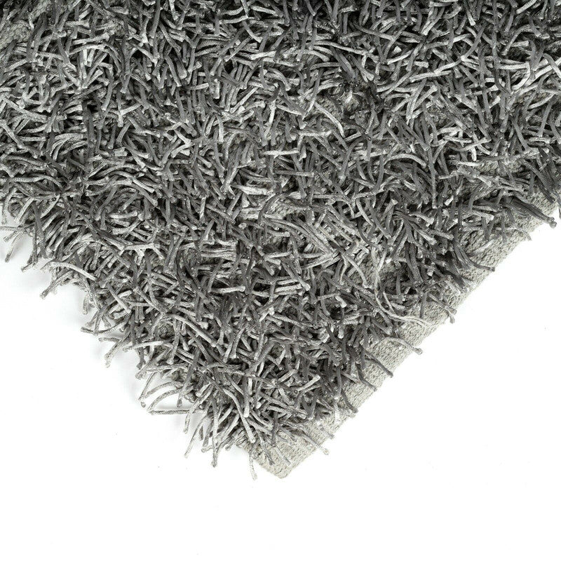 Luxury High Pile Soft Non-Slip Bathmat - 50 x 80 cm Silver - SuperSaverAU - view 3