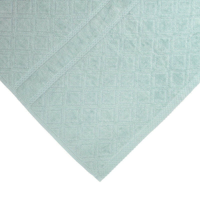 Premium Velour Jacquard Bath Towel 140cm x 70cm - Aqua, Soft & Absorbent - SuperSaverAU - view 2
